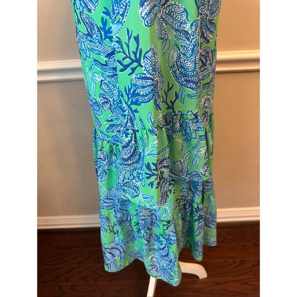 Lilly Pulitzer Gabriel Tunic Dress -Cabana Green Keeping It Reel Size 0/XS - Picture 7 of 12